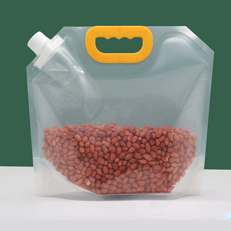 Sacos Potes Premium Armazenador de Alimentos Reutilizáveis - Compre 5 Leve 10