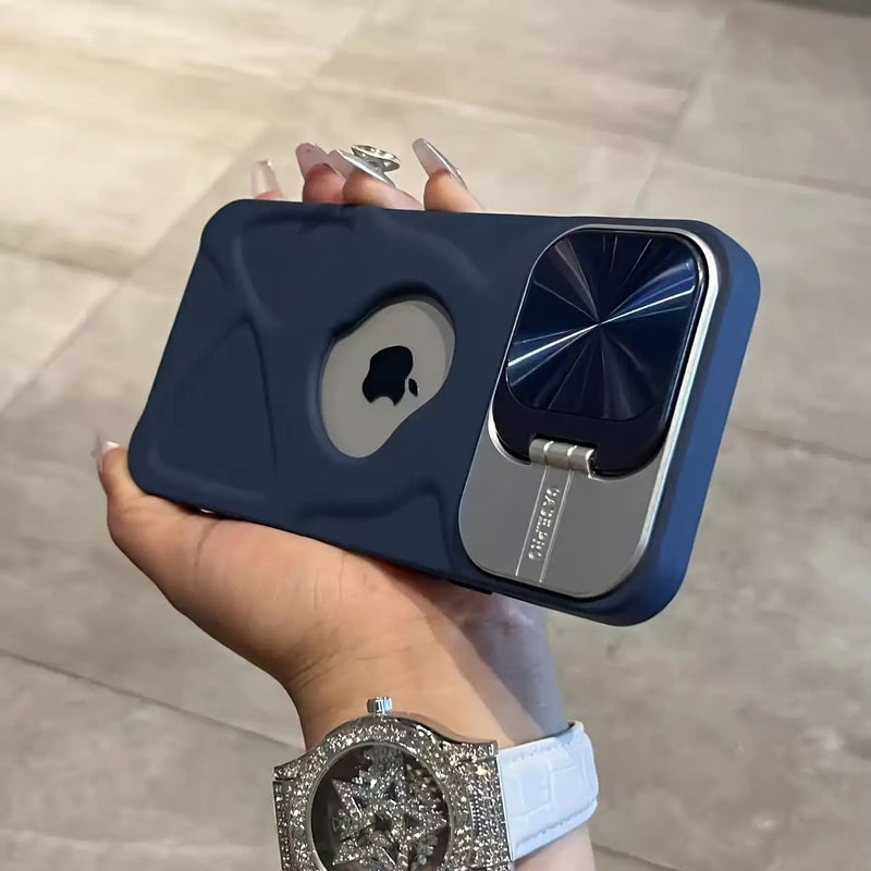 Capa Protetora LensGuard Pro com Suporte para Lente – A Revolução em Proteção e Estilo para Seu iPhone!