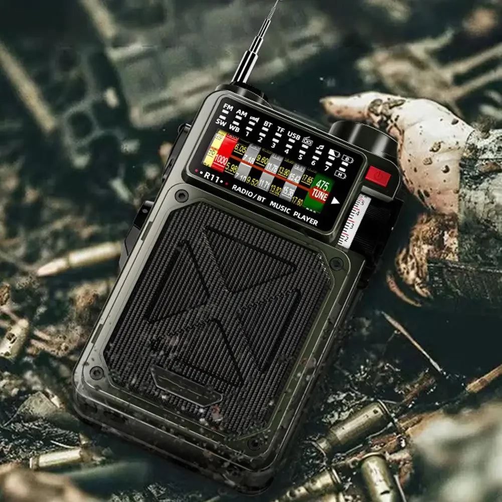 Rádio Portátil de Emergência Nexus R11 Ultra Link: O Primeiro Rádio Inteligente com Bluetooth e 6 Fontes de Energia