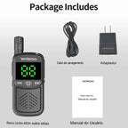 Walkie Talkie UNIKOO UK483M – Comunicação de Longo Alcance para Crianças e Aventuras