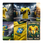 Camisa Torcedor Brasil 2026 Masculina