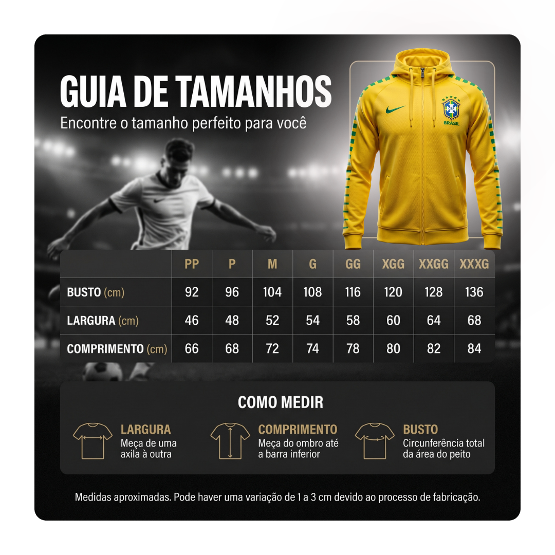 🇧🇷 Agasalho Oficial Copa 2026 — Edição Limitada