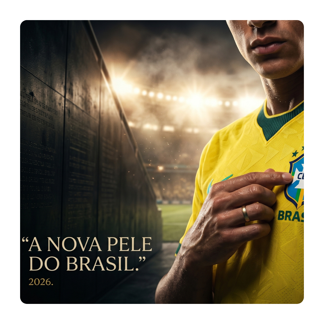 Camisa Torcedor Brasil 2026 Masculina
