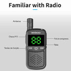 Walkie Talkie UNIKOO UK483M – Comunicação de Longo Alcance para Crianças e Aventuras