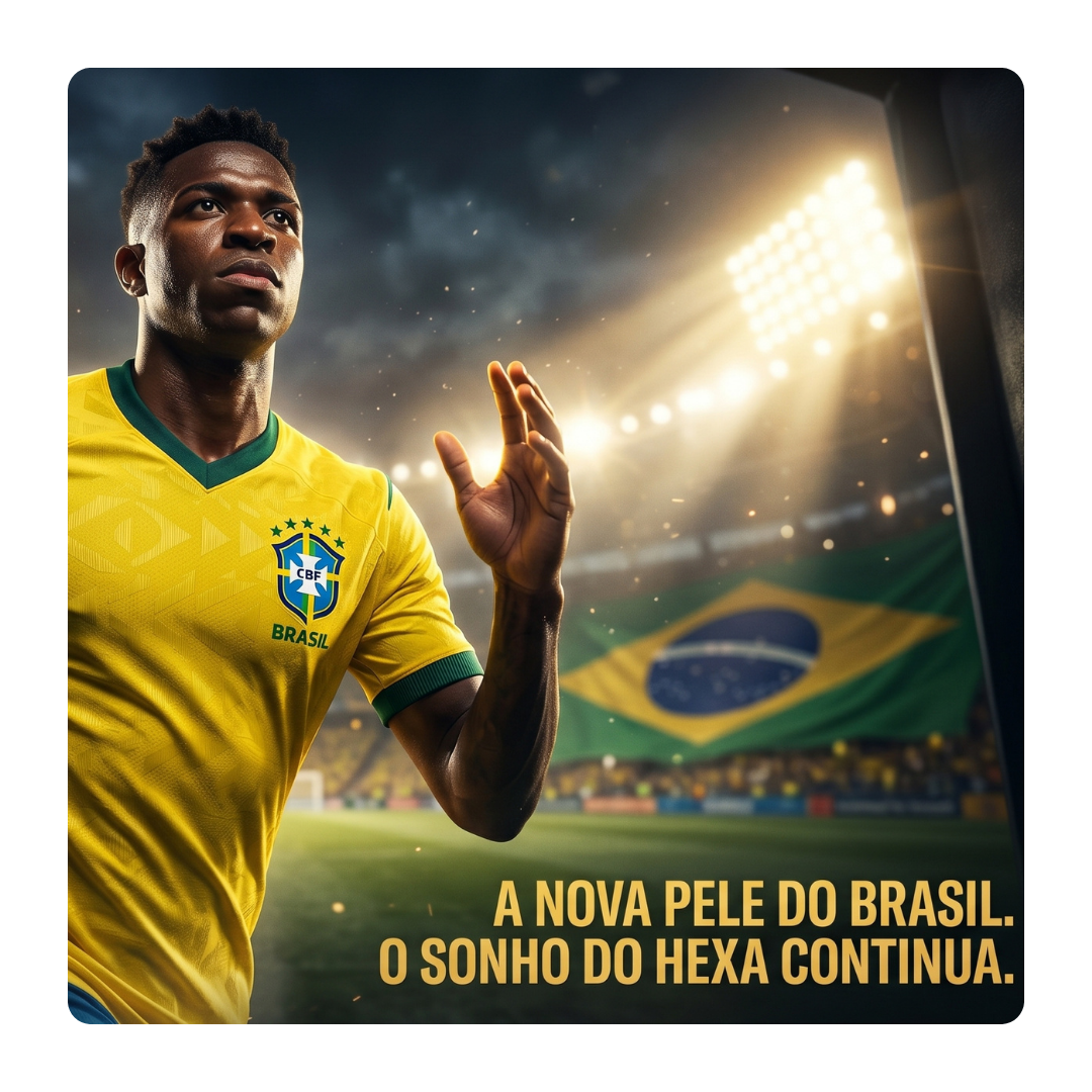 Camisa Torcedor Brasil 2026 Masculina