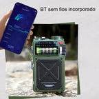 Rádio Portátil de Emergência Nexus R11 Ultra Link: O Primeiro Rádio Inteligente com Bluetooth e 6 Fontes de Energia