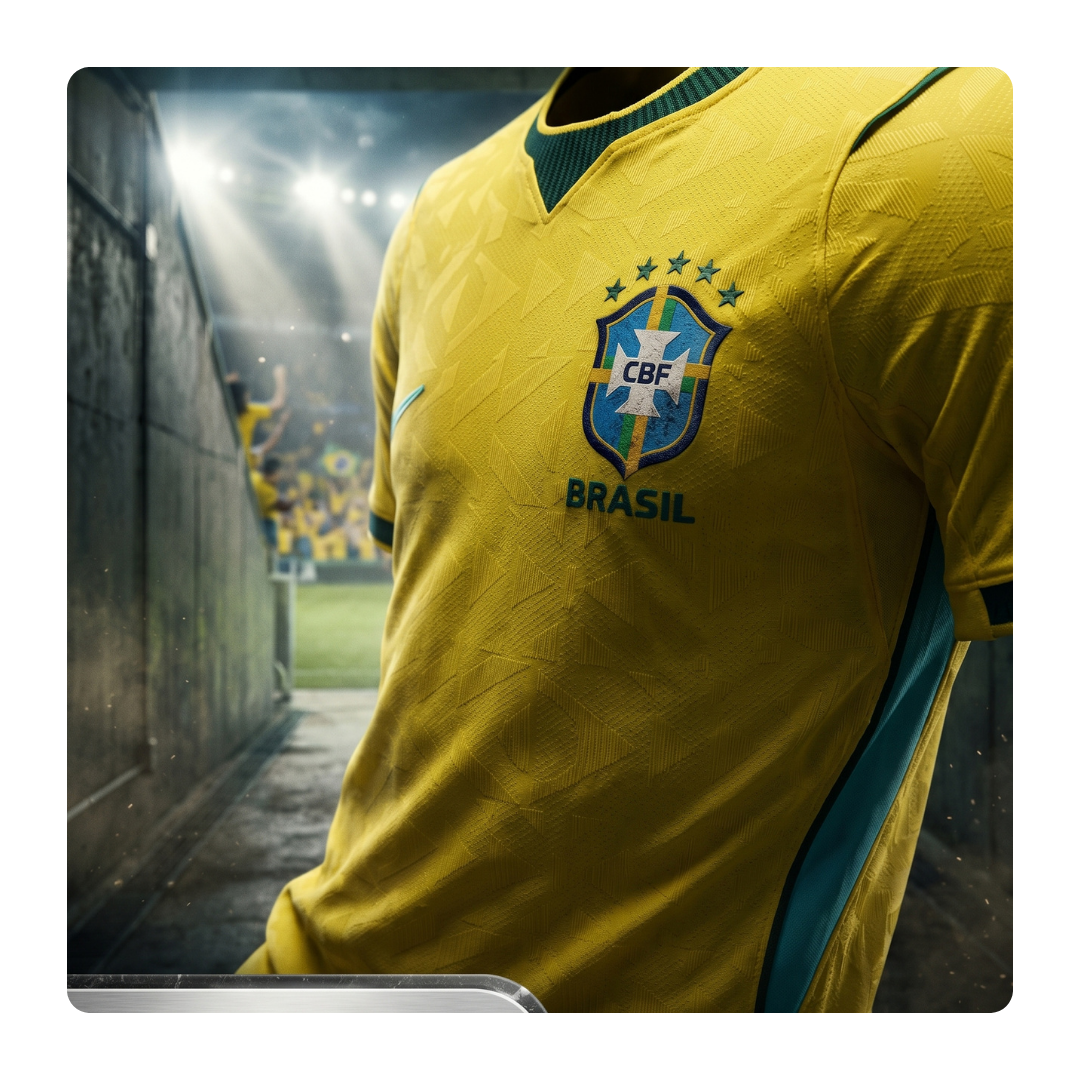 Camisa Torcedor Brasil 2026 Masculina