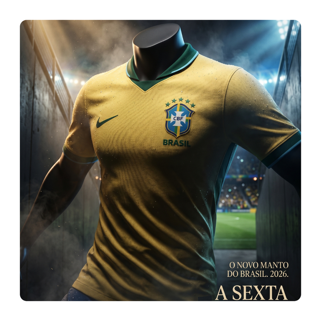 Camisa Torcedor Brasil 2026 Masculina
