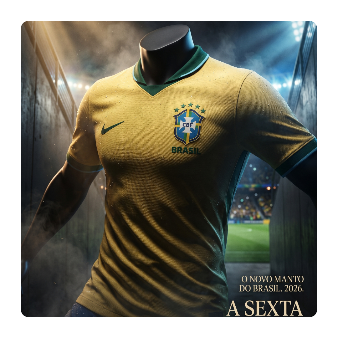 Camisa Torcedor Brasil 2026 Masculina