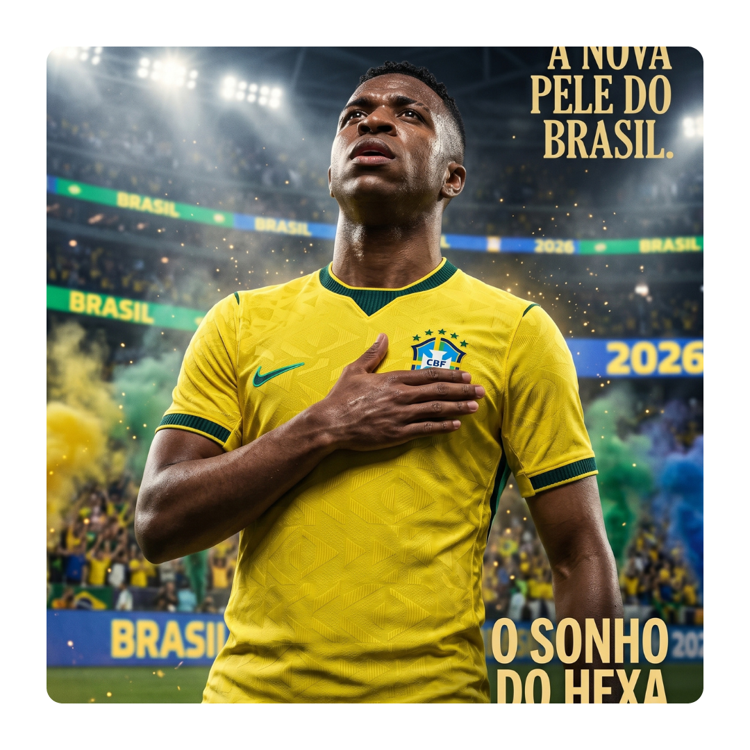 Camisa Torcedor Brasil 2026 Masculina