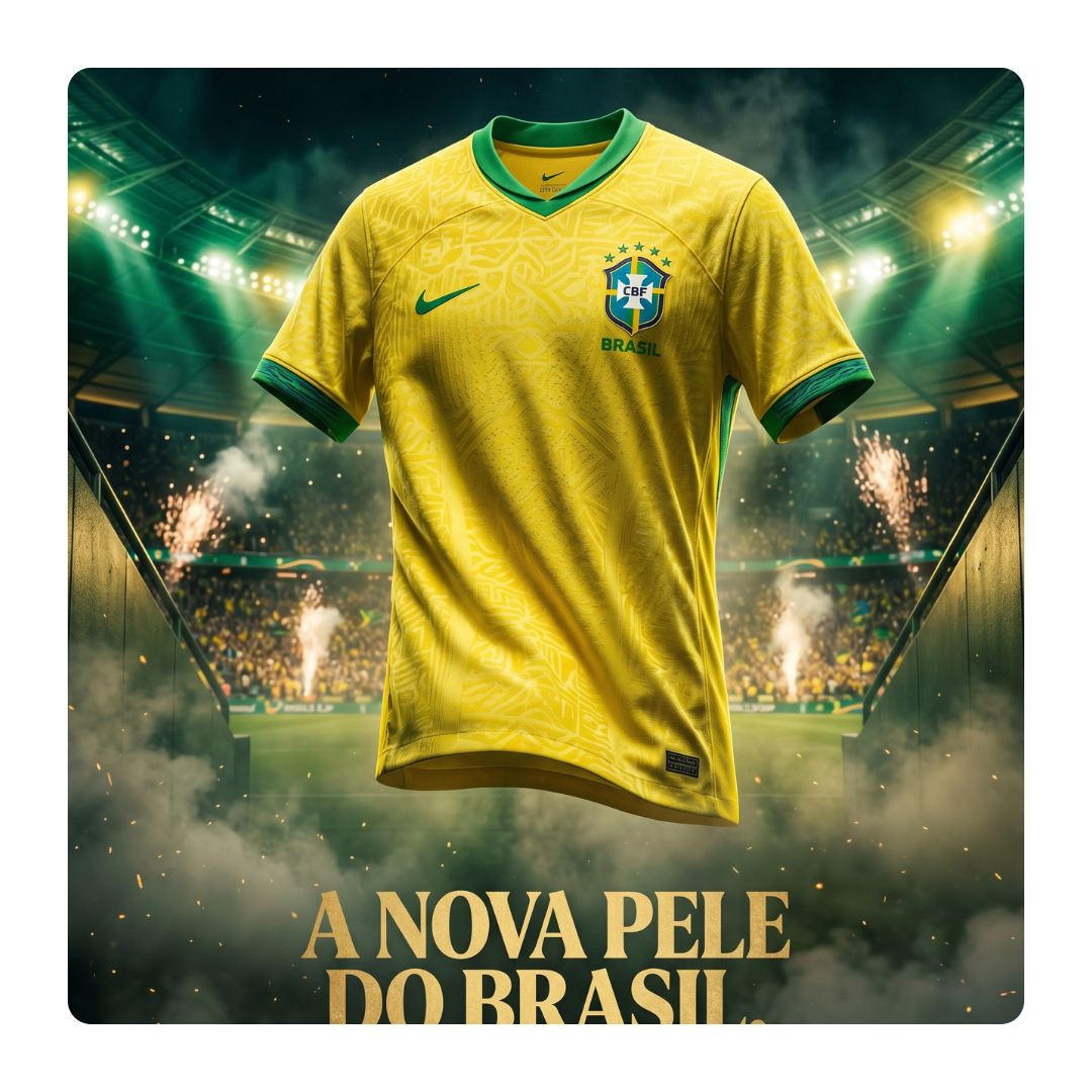 Camisa Torcedor Brasil 2026 Masculina