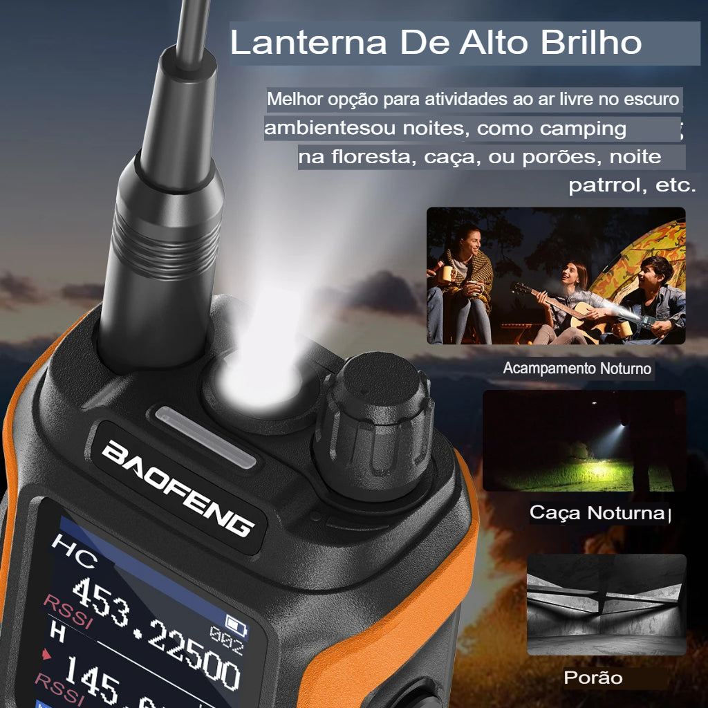 Rádio Amador Baofeng UV-21 Pro V2 - Comunicação em Crise e Sobrevivência