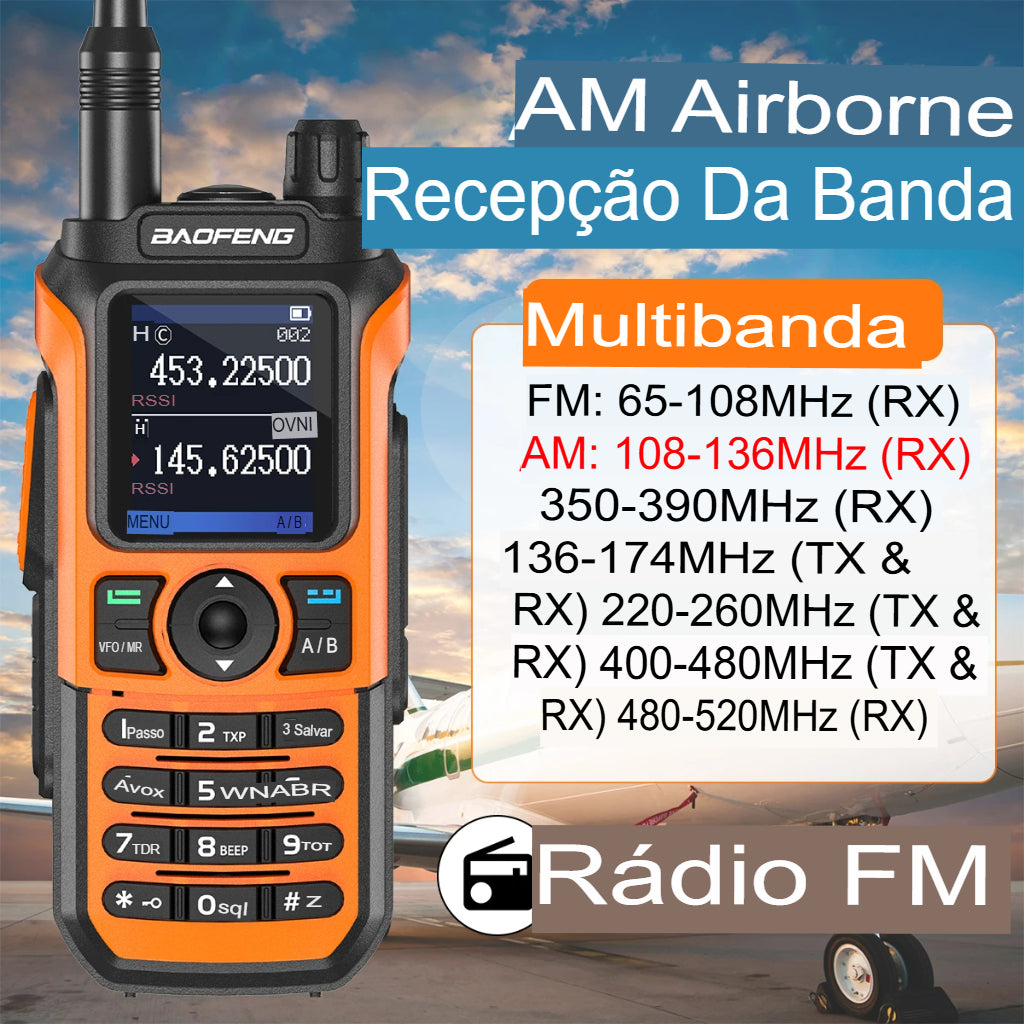 Rádio Amador Baofeng UV-21 Pro V2 - Comunicação em Crise e Sobrevivência