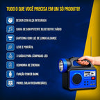 Rádio Solar Multifuncional 5 em 1