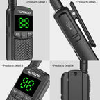 Walkie Talkie UNIKOO UK483M – Comunicação de Longo Alcance para Crianças e Aventuras