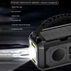 Rádio Portátil Sonyval Pro X2 de Emergência am/fm/NOAA - O Mais Completo Kit de Sobrevivência