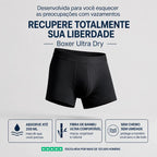 Cueca Boxer UltraDry - Cueca Reutilizável Ultra Absorvente
