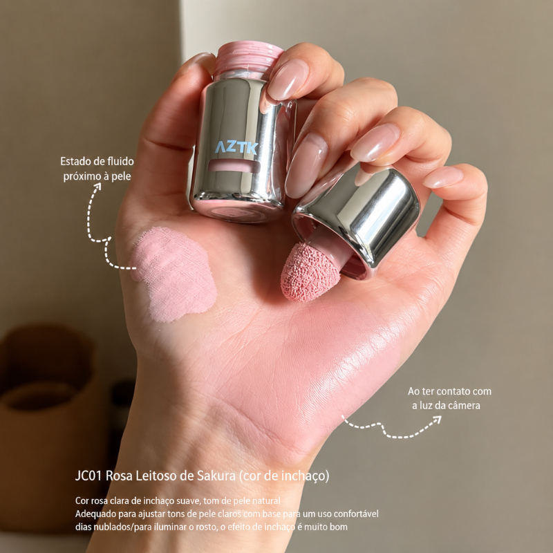 Blush Líquido Glow AZTK Efeito Glass Skin Original