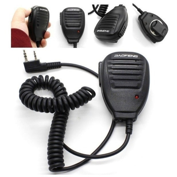 Microfone PTT de Mão para Rádio HT