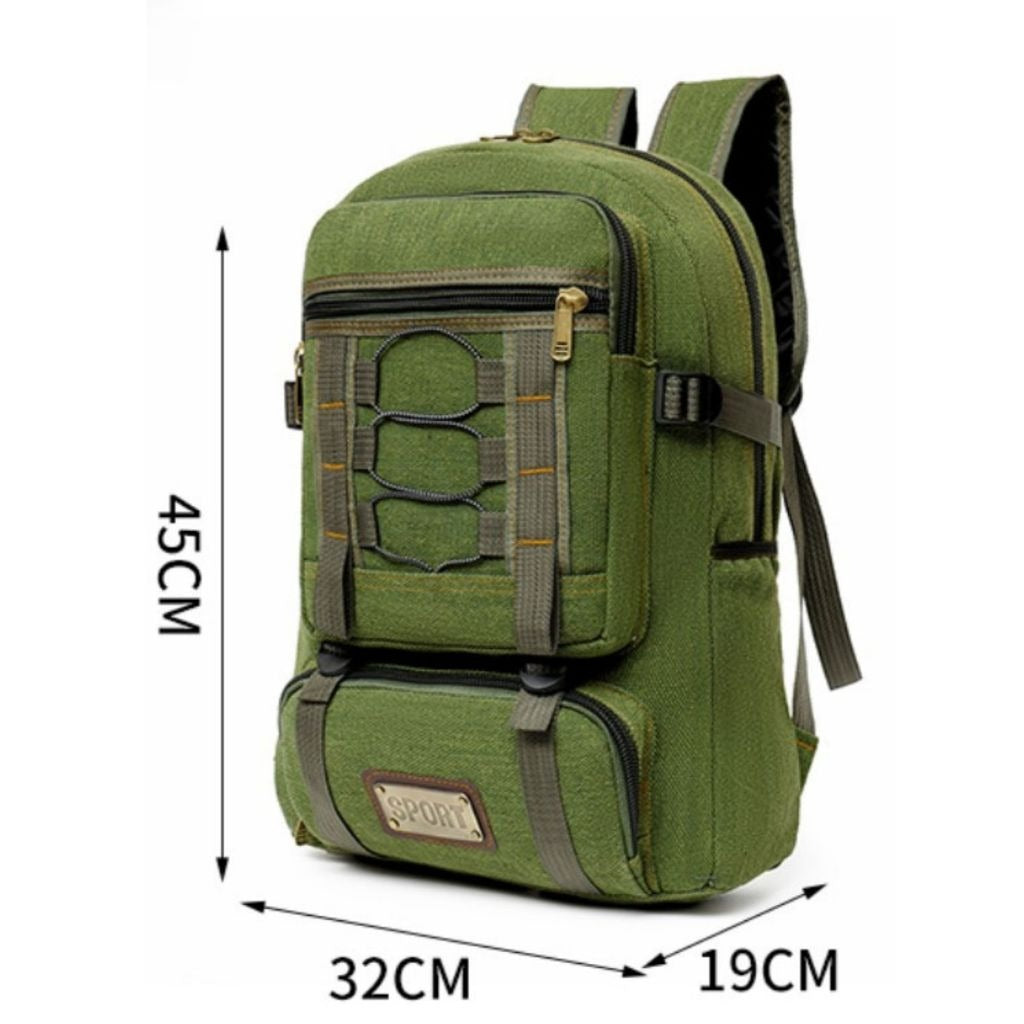 Mochila de Lona Reforçada 35 Litros Unissex
