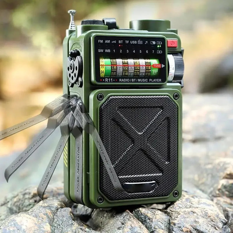 Rádio Portátil de Emergência Nexus R11 Ultra Link: O Primeiro Rádio Inteligente com Bluetooth e 6 Fontes de Energia