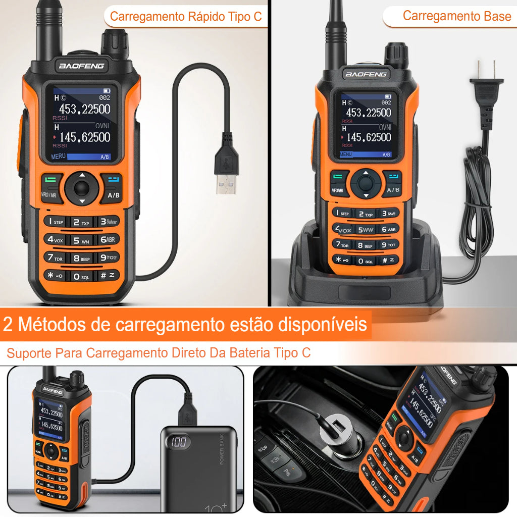 Rádio Amador Baofeng UV-21 Pro V2 - Comunicação em Crise e Sobrevivência