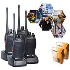 Kit 4 Rádios Comunicadores Walkie Talkie 777S