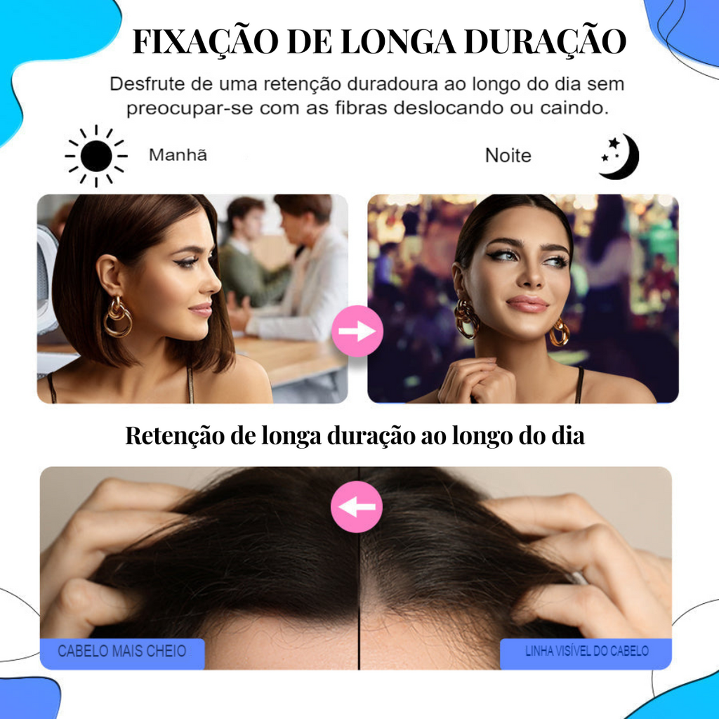 Kit Volumizador de Cabelo Hairline Powder em DOBRO