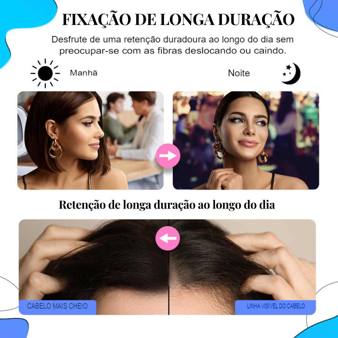 Kit Volumizador de Cabelo Hairline Powder em DOBRO