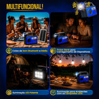 Rádio Solar Multifuncional 5 em 1