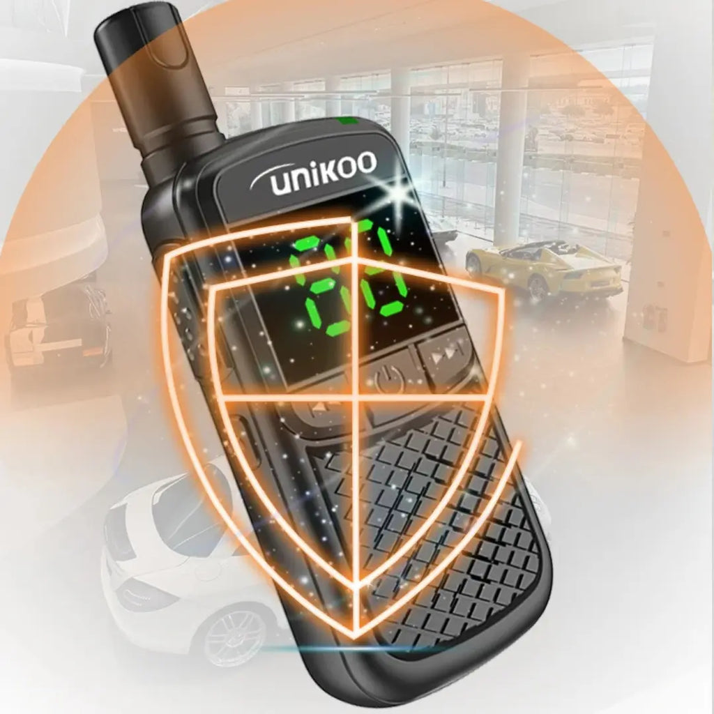 Walkie Talkie UNIKOO UK483M – Comunicação de Longo Alcance para Crianças e Aventuras