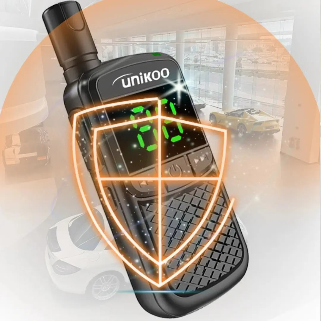 Walkie Talkie UNIKOO UK483M – Comunicação de Longo Alcance para Crianças e Aventuras