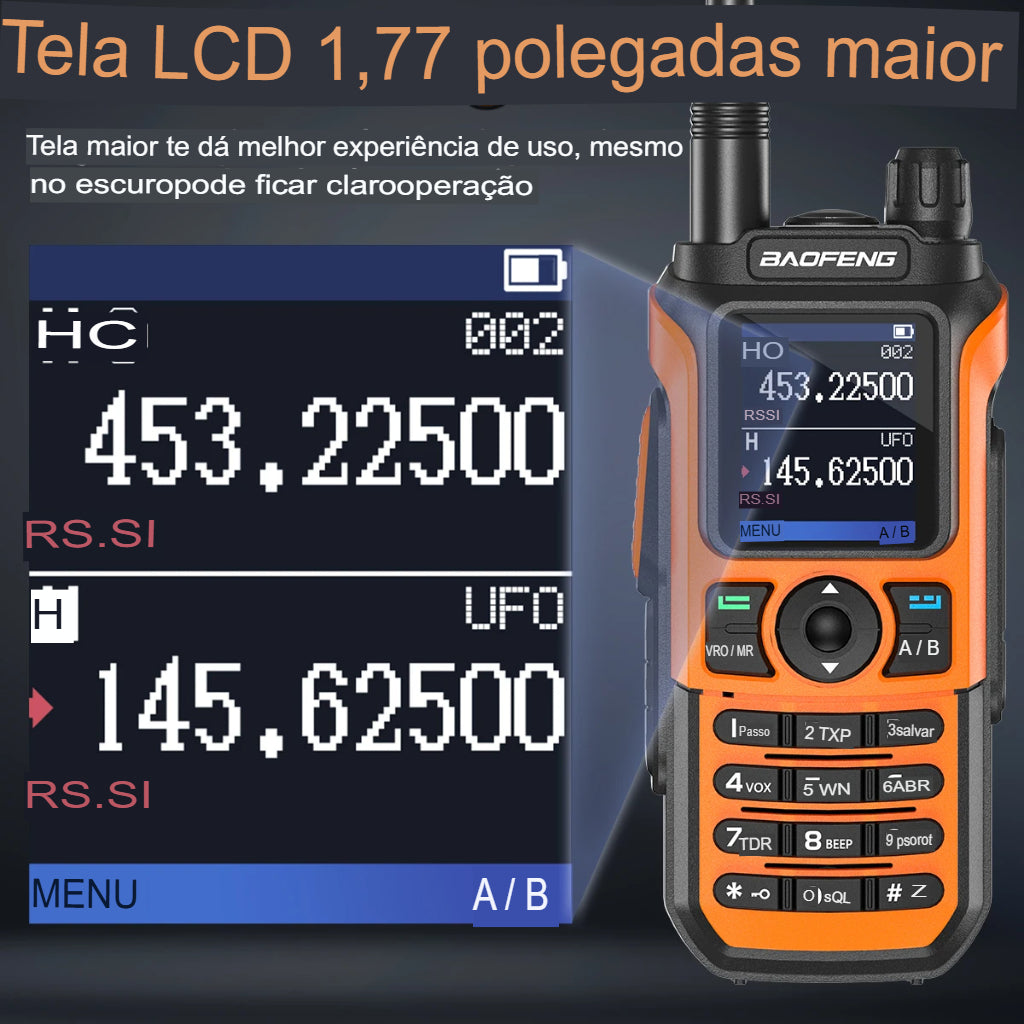 Rádio Amador Baofeng UV-21 Pro V2 - Comunicação em Crise e Sobrevivência