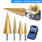 Broca Titânio MaxFuru | Kit Completo