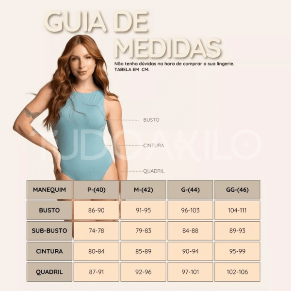 Body Modelador de Amamentação Pós-Parto Sem Bojo