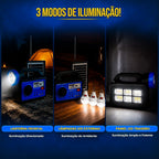 Rádio Solar Multifuncional 5 em 1