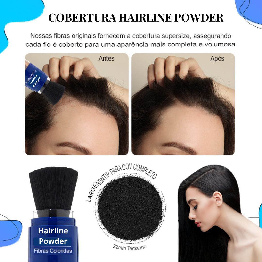 Kit Volumizador de Cabelo Hairline Powder em DOBRO