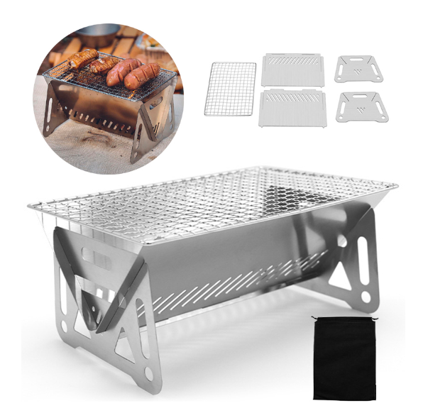 Churrasqueira Portátil InoxGrill - Aço Inoxidável