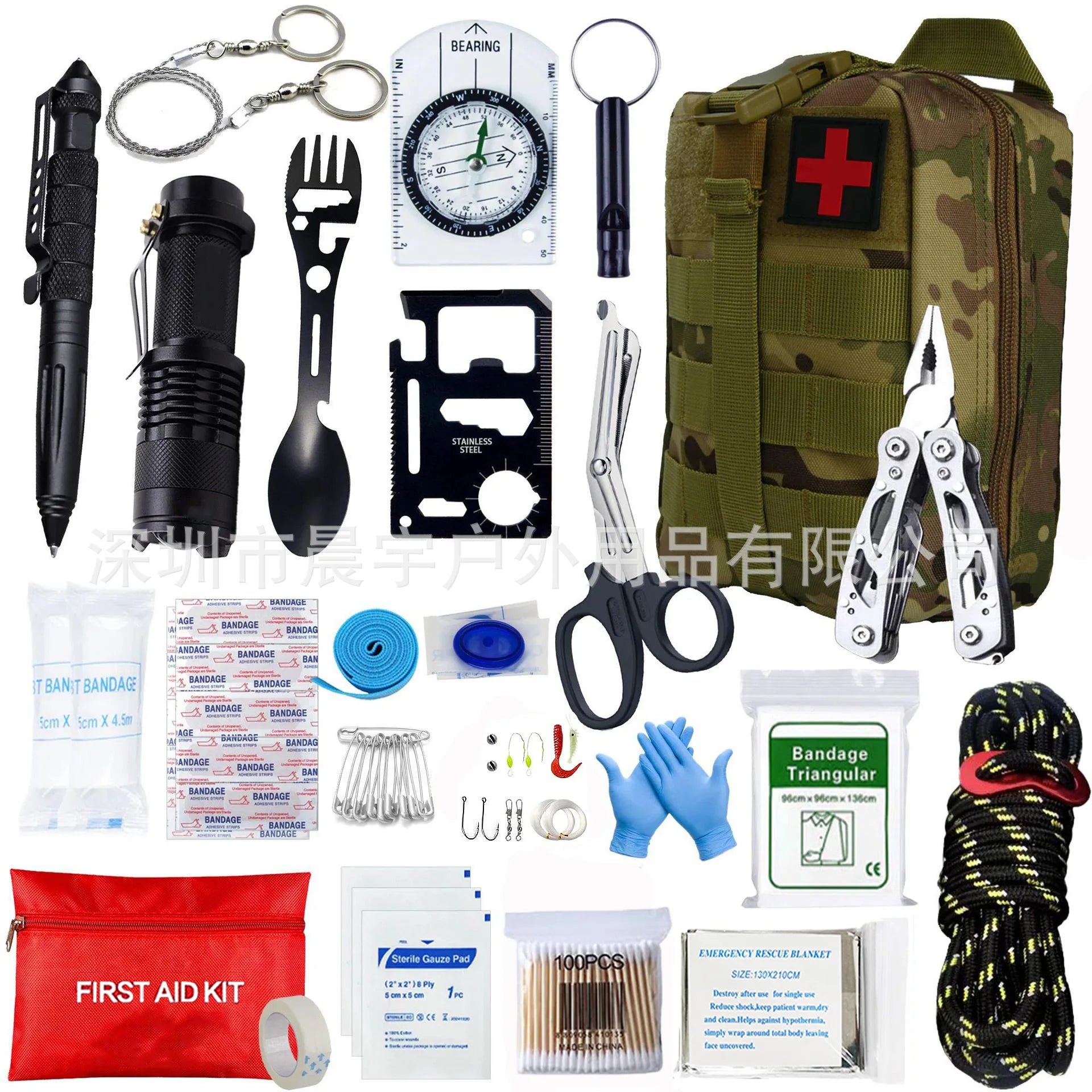 Kit de Sobrevivência Tático IFAK - O Mais Completo para Emergências Extremas