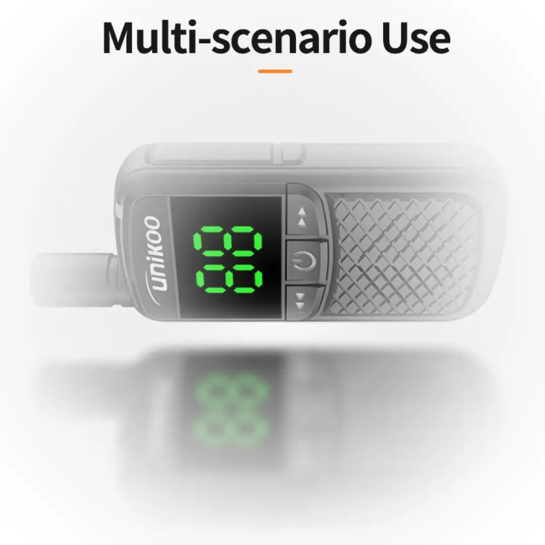 Walkie Talkie UNIKOO UK483M – Comunicação de Longo Alcance para Crianças e Aventuras