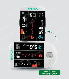 Bikenda™ VitaPulse Medidor Multifuncional Inteligente – Monitore o Oxigênio no Sangue e Frequência Cardíaca em Tempo Real, Precisão de 99,9%!