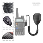 Microfone PTT de Mão para Rádio HT