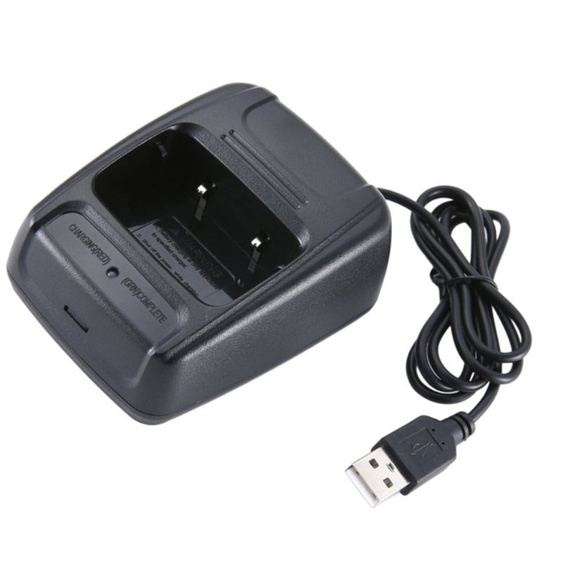 Carregador USB com Base para Rádios Baofeng