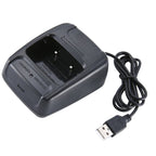 Carregador USB com Base para Rádios Baofeng