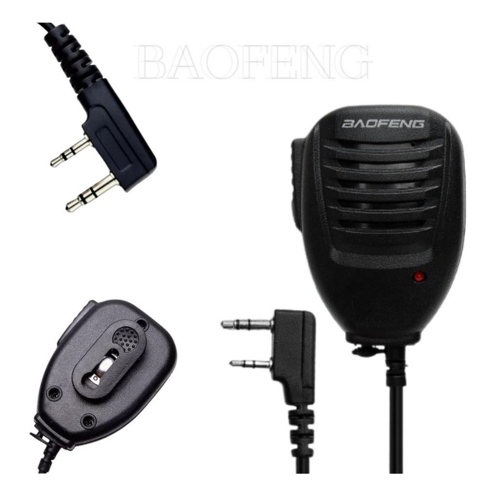 Microfone PTT de Mão para Rádio HT