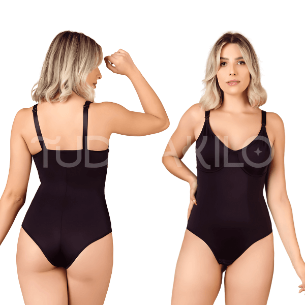 Body Modelador de Amamentação Pós-Parto Sem Bojo