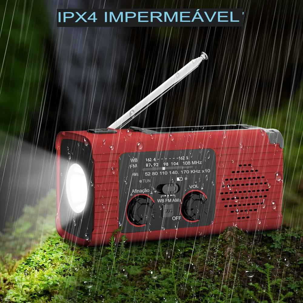 POWERLINK SURVIVAL" – O Rádio Portátil Que Mantém Você Conectado em Qualquer Crise!