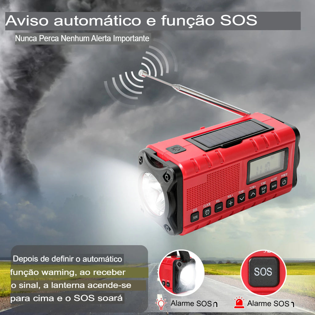 Storm Guard PRO - O Rádio Portátil de Emergência Que Pode Salvar Sua Vida em Situações Críticas!