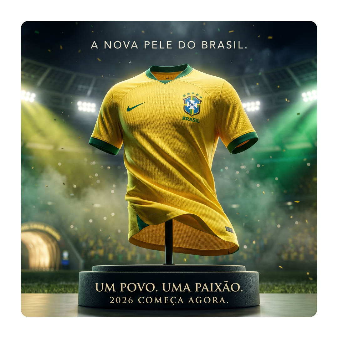 Camisa Torcedor Brasil 2026 Masculina