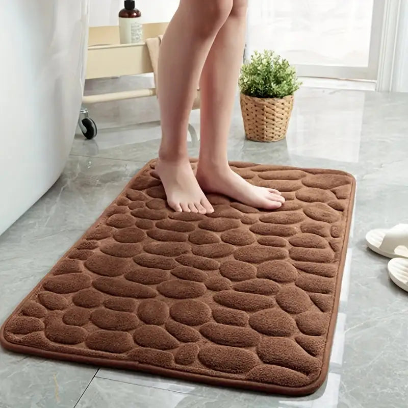 Tapete Antiderrapante para Banheiro – Conforto, Segurança e Sofisticação em um Único Toque!
